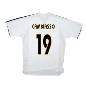 Real Madrid 2003-04 Home Shirt (M) (Good) (Cambiasso 19)_1