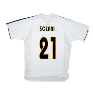 Real Madrid 2003-04 Home Shirt (M) (Good) (Solari 21)_1