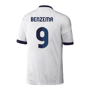 Real Madrid 2012-13 Home Shirt (XL) (Very Good) (Benzema 9)_1