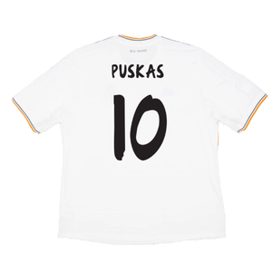 Real Madrid 2013-14 Home (M) (Very Good) (PUSKAS 10)_1