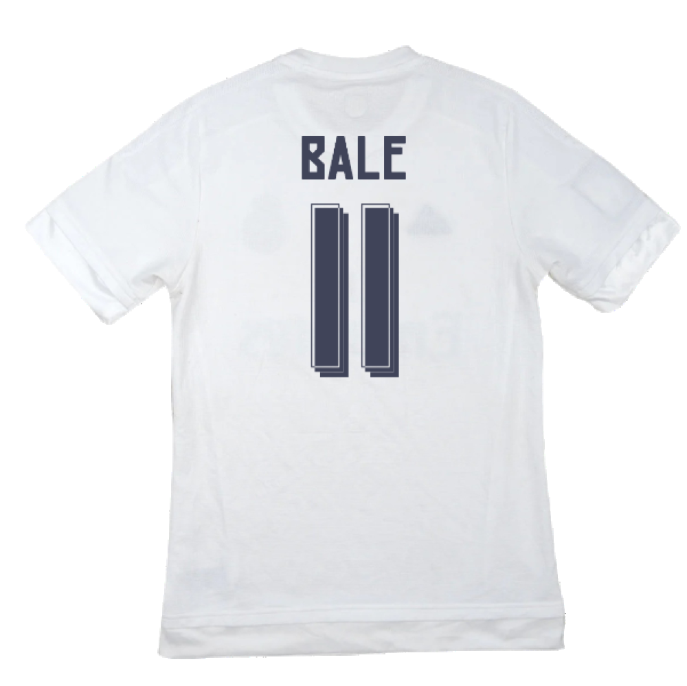 Real Madrid 2015-16 Home Shirt (M) (Bale 11) (Excellent)_1