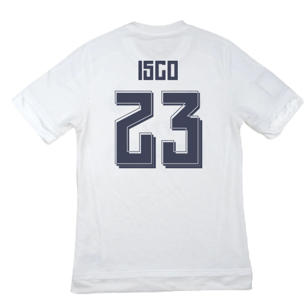 Real Madrid 2015-16 Home Shirt (M) (Isco 23) (Excellent)_1