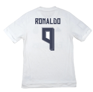 Real Madrid 2015-16 Home Shirt (M) (Ronaldo 9) (Good)_1