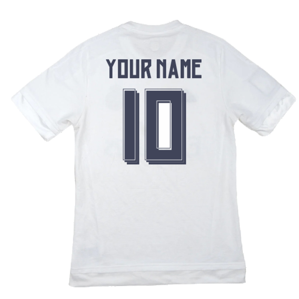 Real Madrid 2015-16 Home Shirt (M) (Your Name 10) (Excellent)_1