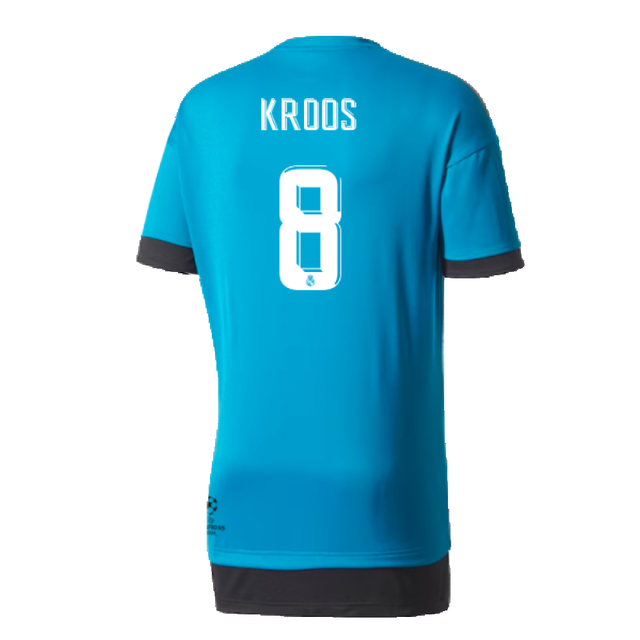 Real Madrid 2017-18 Adidas Champions League Training Shirt (2XL) (Kroos 8) (Excellent)_1