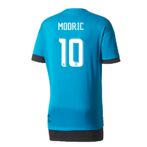 Real Madrid 2017-18 Adidas Champions League Training Shirt (2XL) (Modric 10) (Excellent)_1