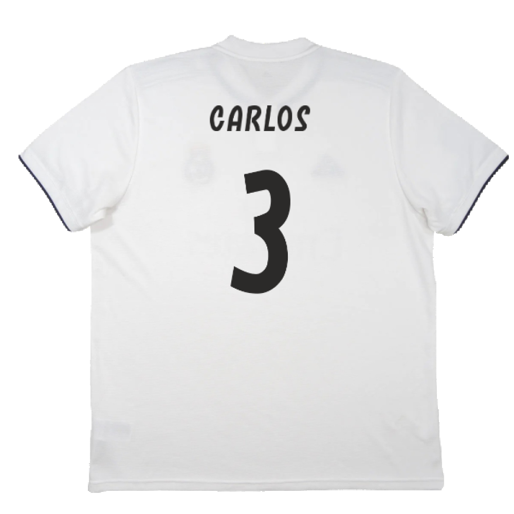 Real Madrid 2018-19 Home Shirt (S) (Very Good) (Carlos 3)_2
