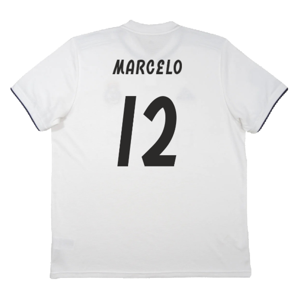 Real Madrid 2018-19 Home Shirt (S) (Very Good) (Marcelo 12)_2