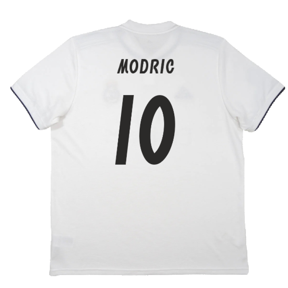 Real Madrid 2018-19 Home Shirt (S) (Very Good) (Modric 10)_2