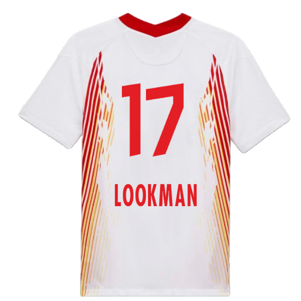 Red Bull Leipzig 2020-21 Home Shirt ((Excellent) S) (Lookman 17)_2