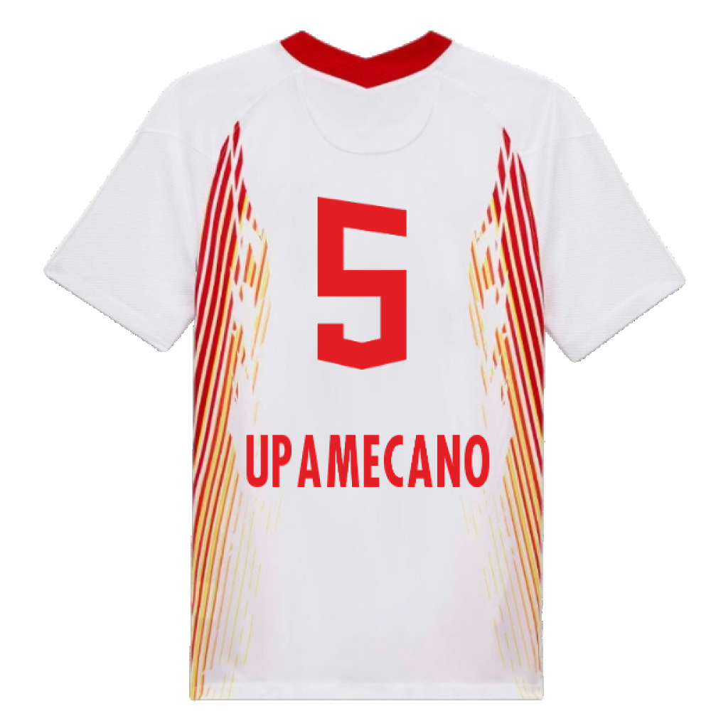 Red Bull Leipzig 2020-21 Home Shirt ((Excellent) S) (UPAMECANO 5)_2