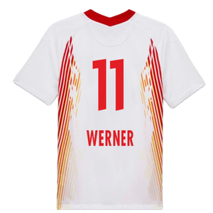 Red Bull Leipzig 2020-21 Home Shirt ((Excellent) S) (WERNER 11)_2