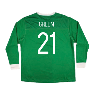 Republic of Ireland 2011-12 Long Sleeve Home Shirt (2XL) (Excellent) (Green 21)_1