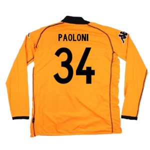 Roma 2002-03 Goalkeeper Long Sleeve Shirt (L) (Excellent) (Paoloni 34)_1