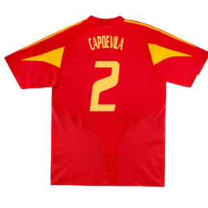 Spain 2004-2006 Home Shirt (L) (Very Good) (Capdevila 2)_1