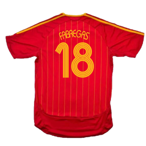 Spain 2005-07 Home (Excellent) (Fabregas 18)_1