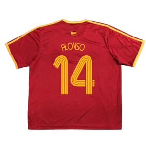 Spain 2006-07 Basic Home Shirt (S) (Excellent) (Alonso 14)_1