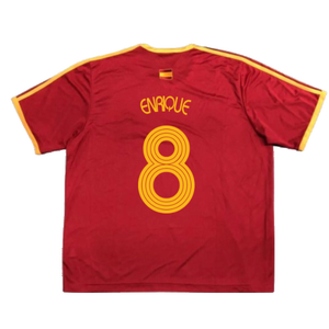 Spain 2006-07 Basic Home Shirt (L) (Very Good) (Enrique 8)_1