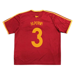 Spain 2006-07 Basic Home Shirt (L) (Very Good) (M.Pernia 3)_1