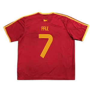 Spain 2006-07 Basic Home Shirt (L) (Very Good) (Raul 7)_1