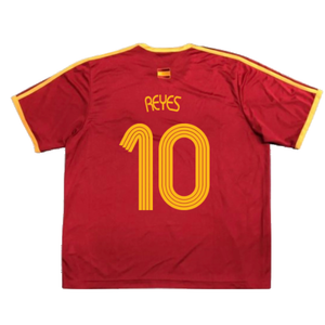 Spain 2006-07 Basic Home Shirt (L) (Very Good) (Reyes 10)_1