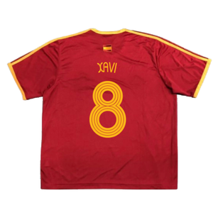 Spain 2006-07 Basic Home Shirt (L) (Very Good) (Xavi 8)_1