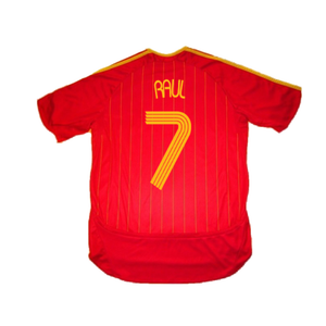 Spain 2006-08 Home Shirt (S) (Excellent) (Raul 7)_1