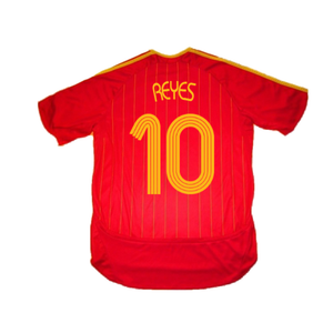 Spain 2006-08 Home Shirt (S) (Excellent) (Reyes 10)_1