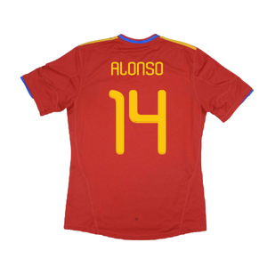 Spain 2010-11 Home Shirt (XL) (Excellent) (Alonso 14)_1