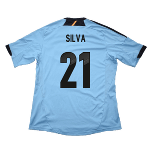 Spain 2012-13 Away Shirt (XLB) (Very Good) (Silva 21)_1