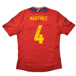 Spain 2012-13 Home Shirt (S) (Excellent) (Martinez 4)_1