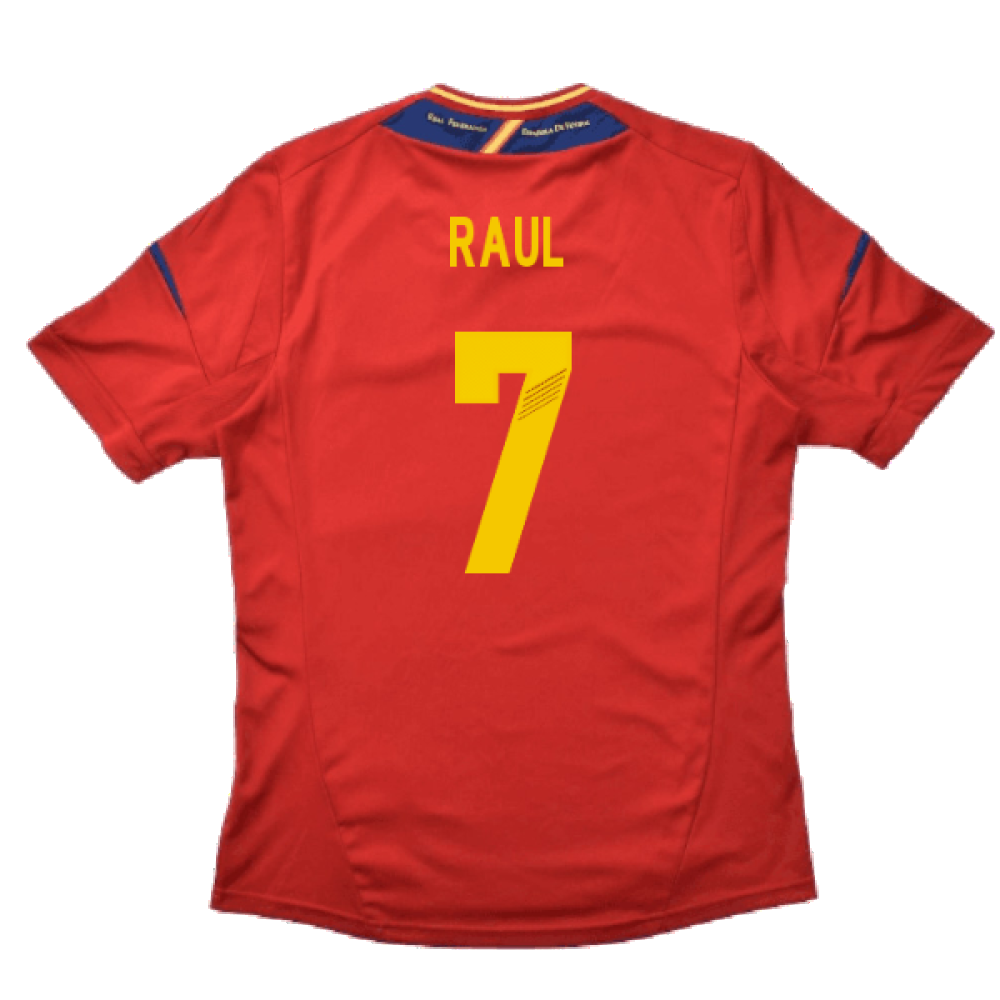 Spain 2012-13 Home Shirt (S) (Excellent) (Raul 7)_1