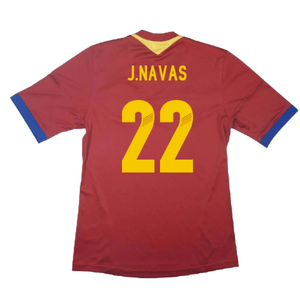 Spain 2013-14 Home Shirt (Excellent) (J.Navas 22)_1