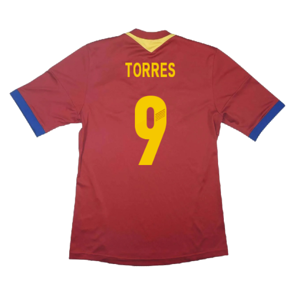 Spain 2013-14 Home Shirt (Excellent) (Torres 9)_1