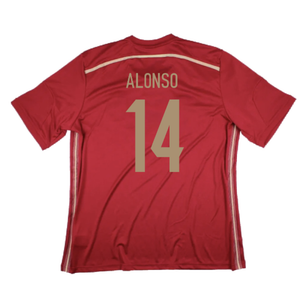 Spain 2014-15 Home Shirt (XS) (Excellent) (Alonso 14)_1