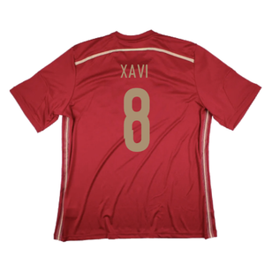 Spain 2014-15 Home Shirt (XS) (Excellent) (Xavi 8)_1