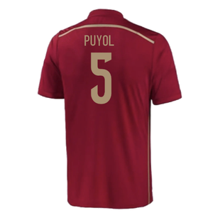 Spain 2015-16 Home Shirt (2-3y) (Mint) (PUYOL 5)_1