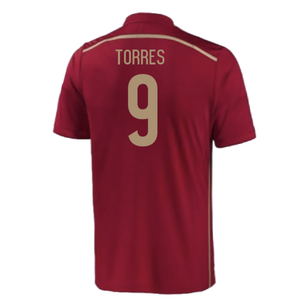 Spain 2015-16 Home Shirt (Excellent) (Torres 9)_1