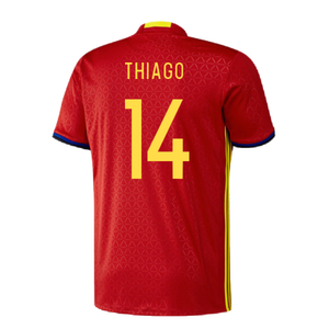 Spain 2016-17 Home Shirt (XS) (Excellent) (Thiago 14)_1