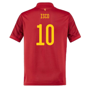 Spain 2020-21 Home Shirt (S) (Good) (ISCO 10)_1