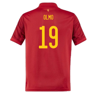 Spain 2020-21 Home Shirt (S) (Good) (OLMO 19)_1