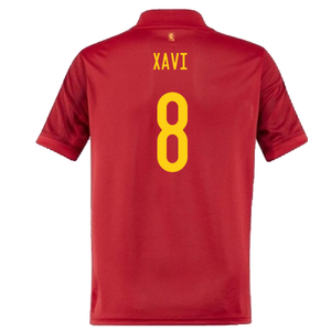 Spain 2020-21 Home Shirt (S) (Good) (XAVI 8)_1