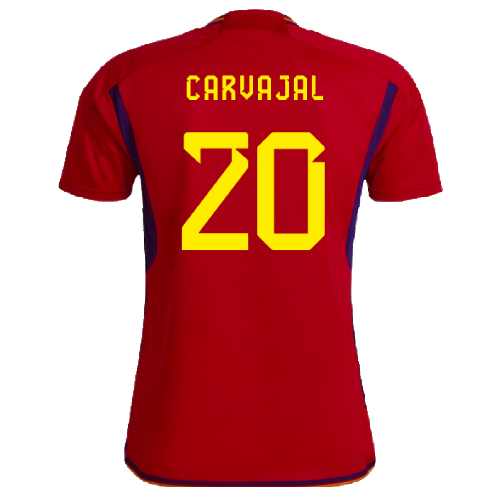 Spain 2022-23 Home Shirt (Womens XL-) (Carvajal 20) (Mint)_1