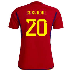 Spain 2022-23 Home Shirt (Womens XL-) (Carvajal 20) (Mint)_1