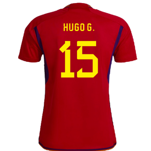 Spain 2022-23 Home Shirt (Womens XL-) (Hugo G. 15) (Mint)_1