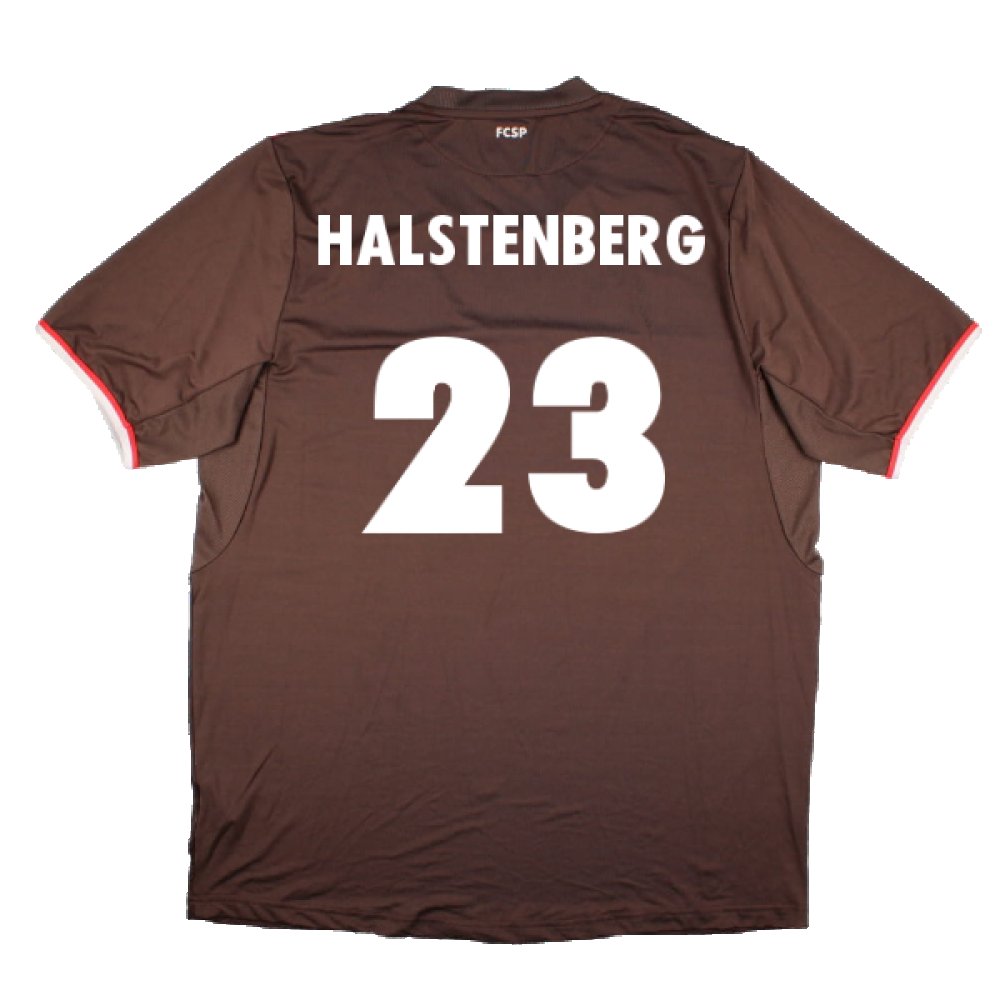 St. Pauli 2013-14 Home Shirt (Sponsorless) (XXL) (Mint) (Halstenberg 23)_1