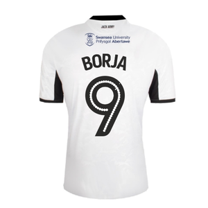 Swansea City 2019-20 Home Shirt ((Good) M) (Borja 9)_2