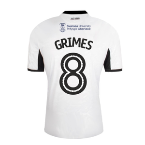 Swansea City 2019-20 Home Shirt ((Good) M) (Grimes 8)_2