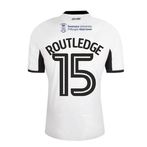 Swansea City 2019-20 Home Shirt ((Good) M) (Routledge 15)_2