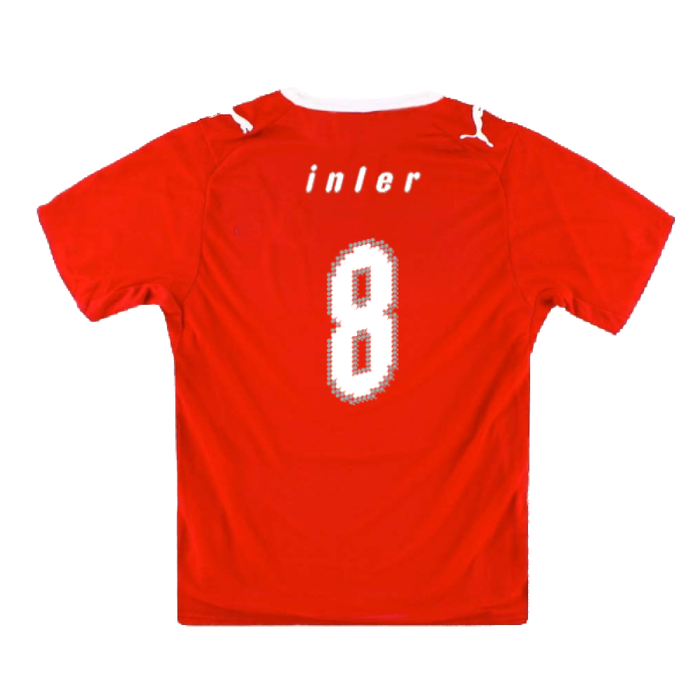 Switzerland 2008-09 Home Shirt (S) (Good) (Inler 8)_1